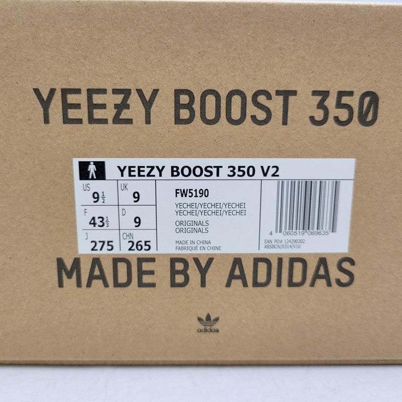 【中古品】【メンズ】 adidas アディダス YEEZY BOOST 350 V2 FW5190 イージー ブースト 350 V2 スニーカー シューズ 靴 161-250901-as-05-izu サイズ：27.5cm カラー：YECHEIL/YECHEIL/YECHEIL 万代Net店