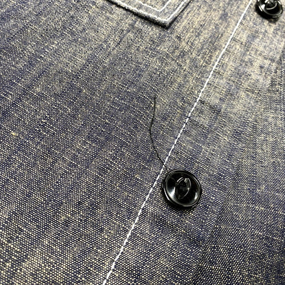 【中古品】【メンズ】 OLD STUSSY オールドステューシー WORLDWIDE 00S LS WORK SHIRT ワールドワイド 00年代 ロングスリーブワークシャツ トップス 長袖 142-250828-ma-09-izu サイズ：L カラー：グレー系 万代Net店