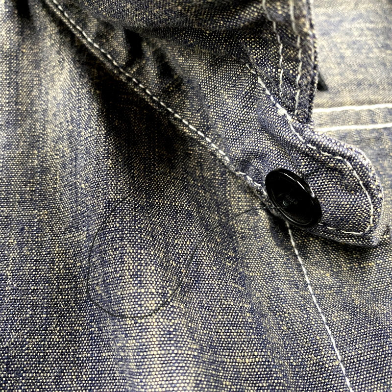 【中古品】【メンズ】 OLD STUSSY オールドステューシー WORLDWIDE 00S LS WORK SHIRT ワールドワイド 00年代 ロングスリーブワークシャツ トップス 長袖 142-250828-ma-09-izu サイズ：L カラー：グレー系 万代Net店