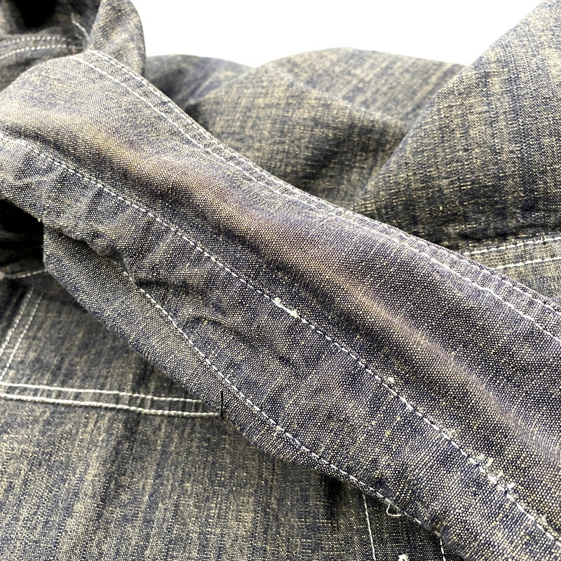 【中古品】【メンズ】 OLD STUSSY オールドステューシー WORLDWIDE 00S LS WORK SHIRT ワールドワイド 00年代 ロングスリーブワークシャツ トップス 長袖 142-250828-ma-09-izu サイズ：L カラー：グレー系 万代Net店