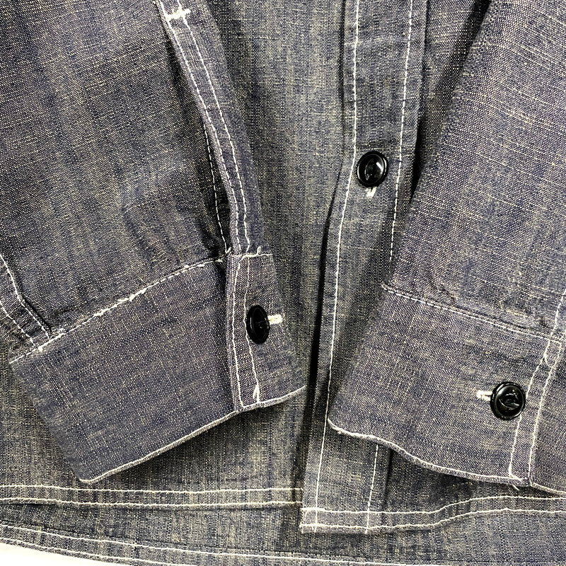 【中古品】【メンズ】 OLD STUSSY オールドステューシー WORLDWIDE 00S LS WORK SHIRT ワールドワイド 00年代 ロングスリーブワークシャツ トップス 長袖 142-250828-ma-09-izu サイズ：L カラー：グレー系 万代Net店