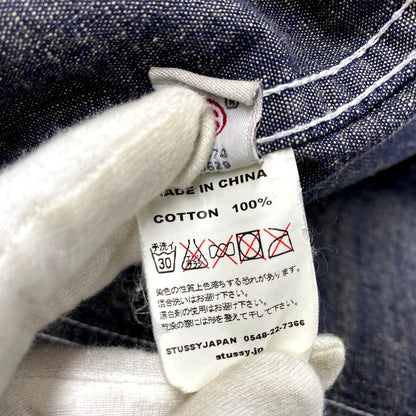 【中古品】【メンズ】 OLD STUSSY オールドステューシー WORLDWIDE 00S LS WORK SHIRT ワールドワイド 00年代 ロングスリーブワークシャツ トップス 長袖 142-250828-ma-09-izu サイズ：L カラー：グレー系 万代Net店