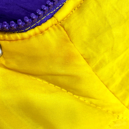 【現状渡し品】【メンズ】 STARTER NFL スターター NFL 韓国製 MINNESOTA VIKINGS ミネソタ バイキングス NYLON PUFFER JACKET ナイロン パファージャケット トップス アウター 146-250828-ya-04-izu サイズ：Ｌ カラー：パープル 万代Net店