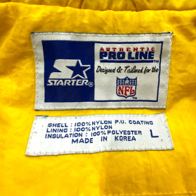 【現状渡し品】【メンズ】 STARTER NFL スターター NFL 韓国製 MINNESOTA VIKINGS ミネソタ バイキングス NYLON PUFFER JACKET ナイロン パファージャケット トップス アウター 146-250828-ya-04-izu サイズ：Ｌ カラー：パープル 万代Net店