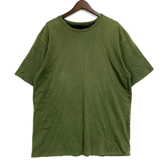 【中古品】【メンズ】 VINTAGE ヴィンテージ REVERSIBLE SS TEE リバーシブル ショートスリーブT トップス 半袖 146-250905-ma-03-izu サイズ：不明 カラー：グリーン×ネイビー 万代Net店