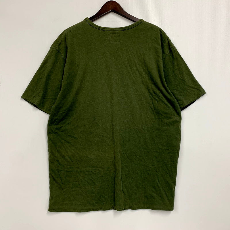 【中古品】【メンズ】 VINTAGE ヴィンテージ REVERSIBLE SS TEE リバーシブル ショートスリーブT トップス 半袖 146-250905-ma-03-izu サイズ：不明 カラー：グリーン×ネイビー 万代Net店