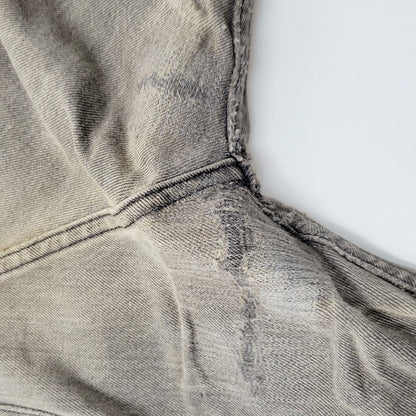 【現状渡し品】【メンズ】 Levi's リーバイス 刻印544 SMALL-E スモール-E 90S 501 後染め BLACK DENIM PANTS ブラック デニム パンツ ズボン ボトムス 156-250907-ya-22-izu サイズ：33×32 カラー：チャコールグレー 万代Net店