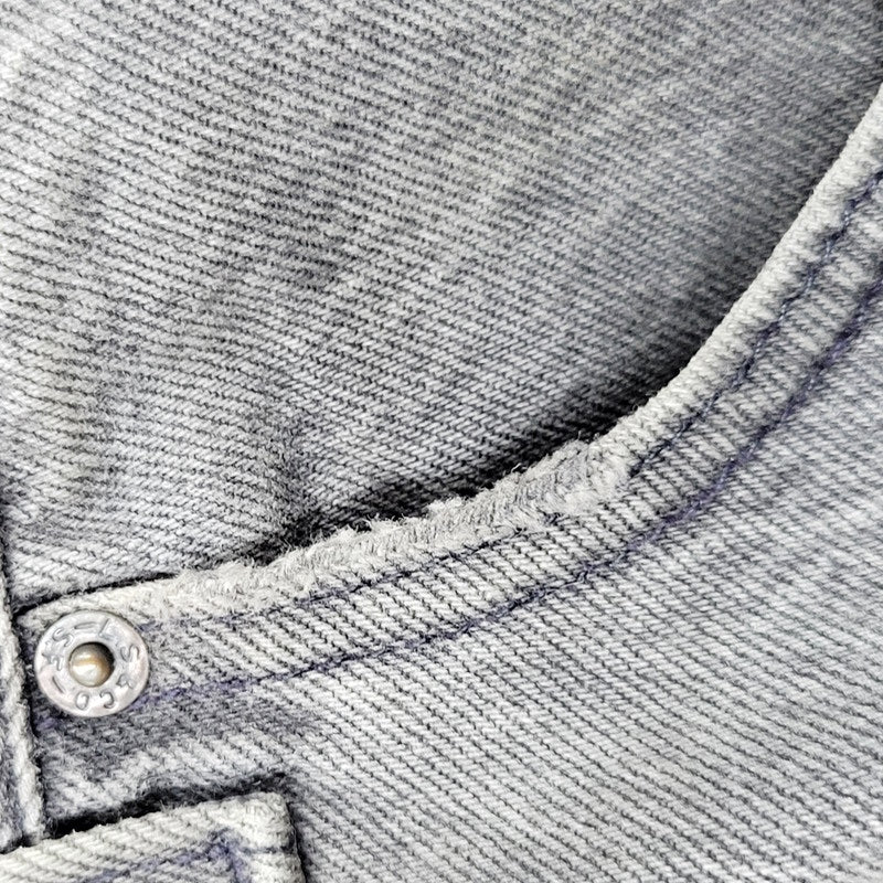 【現状渡し品】【メンズ】 Levi's リーバイス 刻印544 SMALL-E スモール-E 90S 501 後染め BLACK DENIM PANTS ブラック デニム パンツ ズボン ボトムス 156-250907-ya-22-izu サイズ：33×32 カラー：チャコールグレー 万代Net店