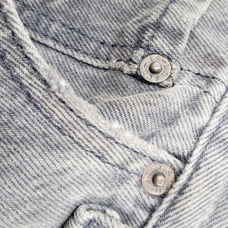 【現状渡し品】【メンズ】 Levi's リーバイス 刻印544 SMALL-E スモール-E 90S 501 後染め BLACK DENIM PANTS ブラック デニム パンツ ズボン ボトムス 156-250907-ya-22-izu サイズ：33×32 カラー：チャコールグレー 万代Net店