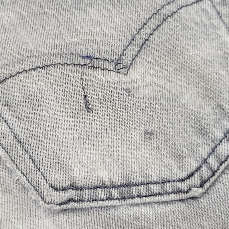 【現状渡し品】【メンズ】 Levi's リーバイス 刻印544 SMALL-E スモール-E 90S 501 後染め BLACK DENIM PANTS ブラック デニム パンツ ズボン ボトムス 156-250907-ya-22-izu サイズ：33×32 カラー：チャコールグレー 万代Net店