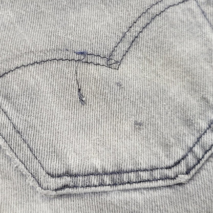 【現状渡し品】【メンズ】 Levi's リーバイス 刻印544 SMALL-E スモール-E 90S 501 後染め BLACK DENIM PANTS ブラック デニム パンツ ズボン ボトムス 156-250907-ya-22-izu サイズ：33×32 カラー：チャコールグレー 万代Net店