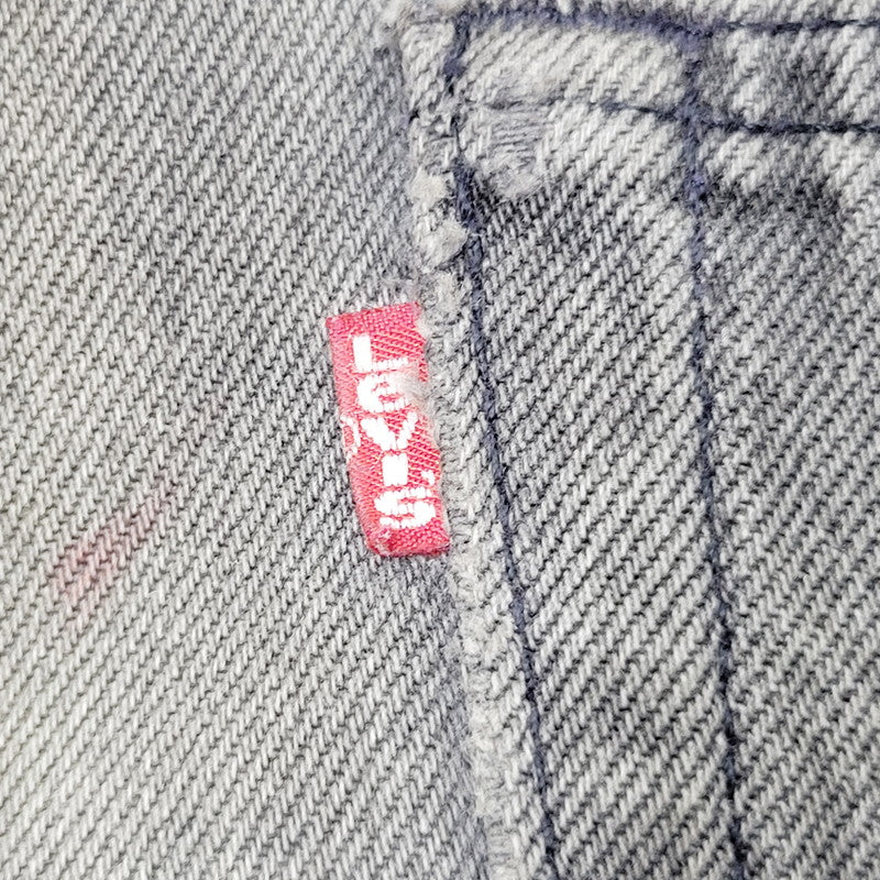 【現状渡し品】【メンズ】 Levi's リーバイス 刻印544 SMALL-E スモール-E 90S 501 後染め BLACK DENIM PANTS ブラック デニム パンツ ズボン ボトムス 156-250907-ya-22-izu サイズ：33×32 カラー：チャコールグレー 万代Net店