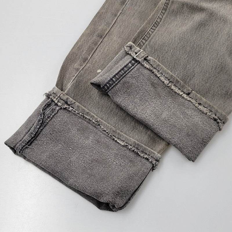 【現状渡し品】【メンズ】 Levi's リーバイス 刻印544 SMALL-E スモール-E 90S 501 後染め BLACK DENIM PANTS ブラック デニム パンツ ズボン ボトムス 156-250907-ya-22-izu サイズ：33×32 カラー：チャコールグレー 万代Net店