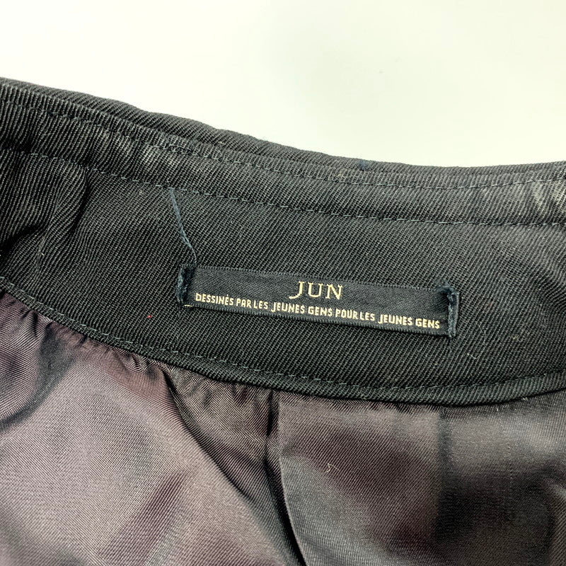 【現状渡し品】【メンズ】 OLD JUN オールドジュン 80-90S WOOL TRENCH COAT 80-90年代 ウールトレンチコート アウター 長袖 146-250905-ma-05-izu サイズ：M カラー：ブラック 万代Net店