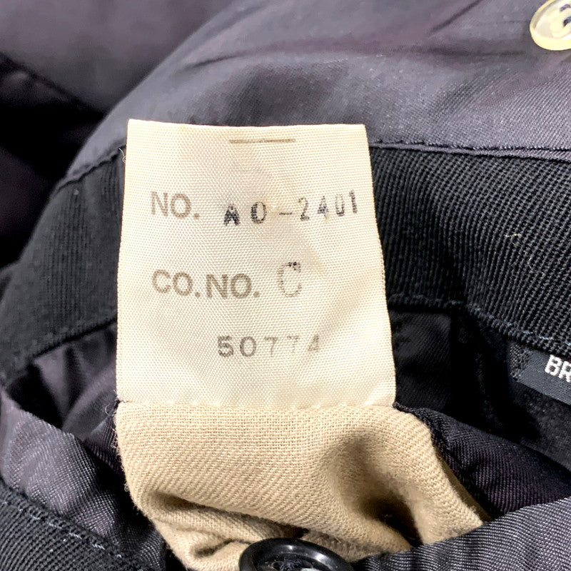 【現状渡し品】【メンズ】 OLD JUN オールドジュン 80-90S WOOL TRENCH COAT 80-90年代 ウールトレンチコート アウター 長袖 146-250905-ma-05-izu サイズ：M カラー：ブラック 万代Net店