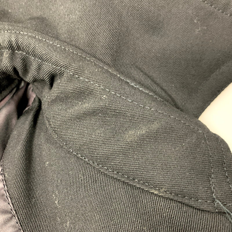 【現状渡し品】【メンズ】 OLD JUN オールドジュン 80-90S WOOL TRENCH COAT 80-90年代 ウールトレンチコート アウター 長袖 146-250905-ma-05-izu サイズ：M カラー：ブラック 万代Net店