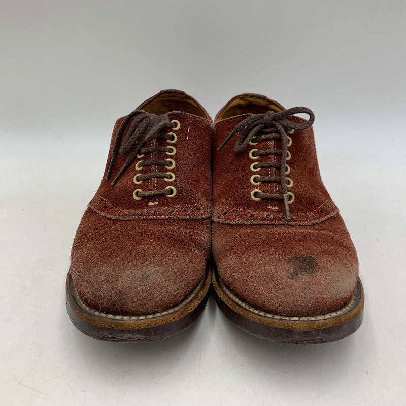 【中古品】【メンズ/レディース】 REGAL×GLADHAND リーガル×グラッドハンド 5807 606S SADDLE SUEDE サドルスエード 靴 シューズ 164-250827-ma-11-izu サイズ：25.5cm カラー：ブラウン 万代Net店