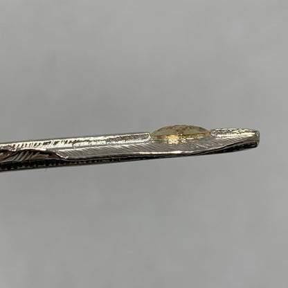 【中古品】【メンズ】 FIRST ARROWS ファーストアローズ MEDIUM FEATHER WITH K18 LEFT ミディアムフェザーウィズ レフト アクセサリー ペンダントトップ 小物 191-250827-ma-08-izu カラー：シルバー 万代Net店