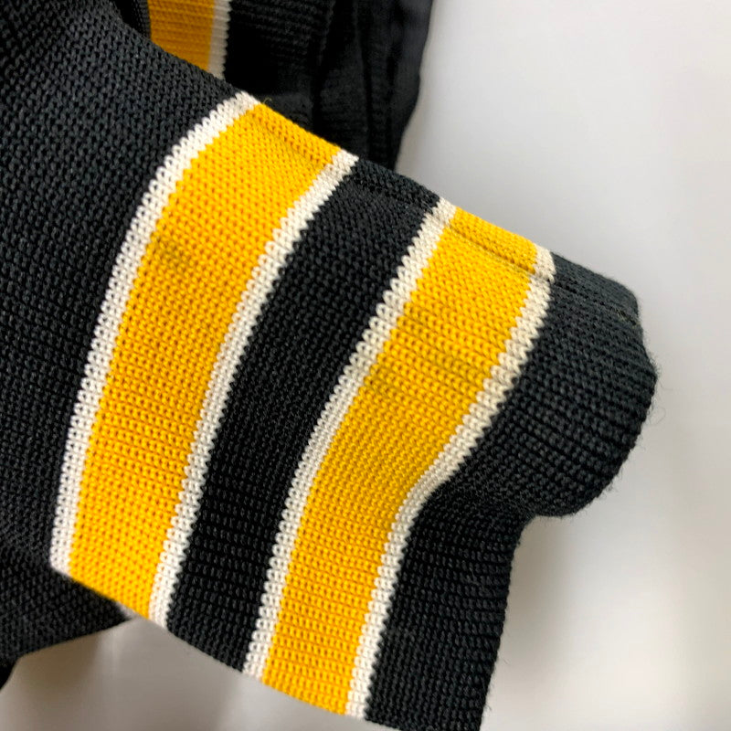 【中古品】【メンズ】 DON ALLESON ATHLETIC ドン・アリソン・アスレチック USA製 90S NYLON STADIUM JACKET 90年代 ナイロンスタジアムジャケット アウター スタジャン 長袖 146-250905-ma-01-izu サイズ：S カラー：ブラック 万代Net店