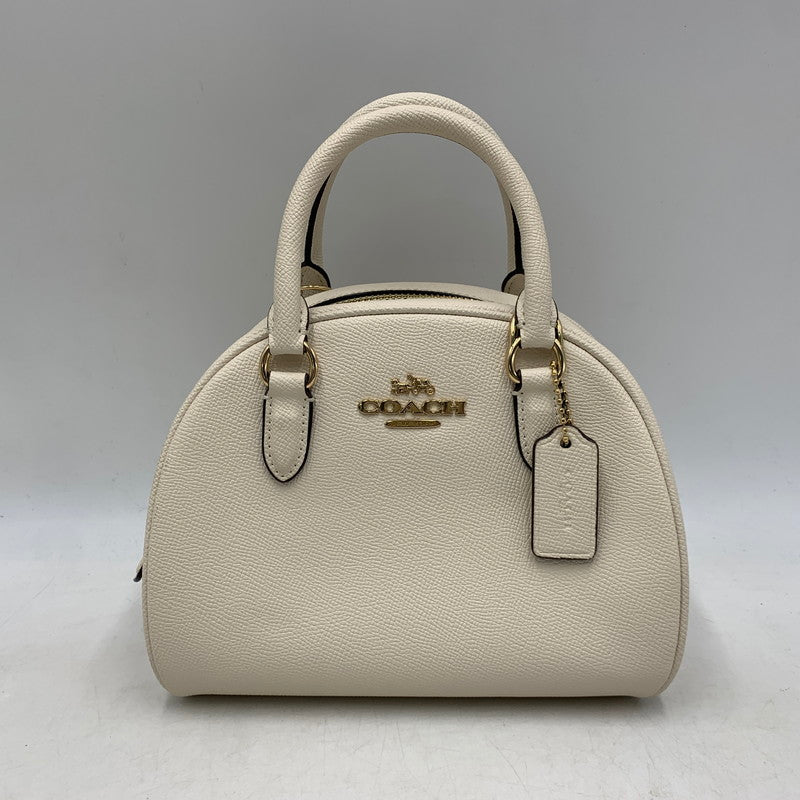 【中古品】【レディース】 COACH コーチ CA202 シドニー サッチェル 2WAY BAG ツーウェイバッグ 鞄 カバン 180-250827-ma-04-izu カラー：オフホワイト系 万代Net店