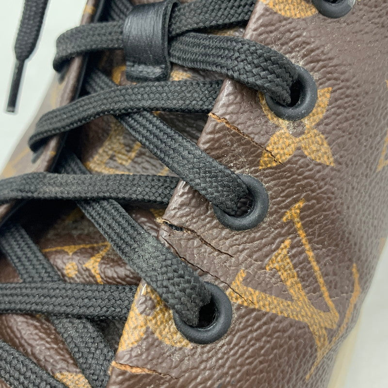 【中古品】【メンズ】 LOUIS VUITTON ルイ・ヴィトン MS0116 MONOGRAM LOW CUT SNEAKERS モノグラム ローカットスニーカー 靴 シューズ 179-250827-ma-10-izu サイズ：不明 カラー：ブラウン 万代Net店