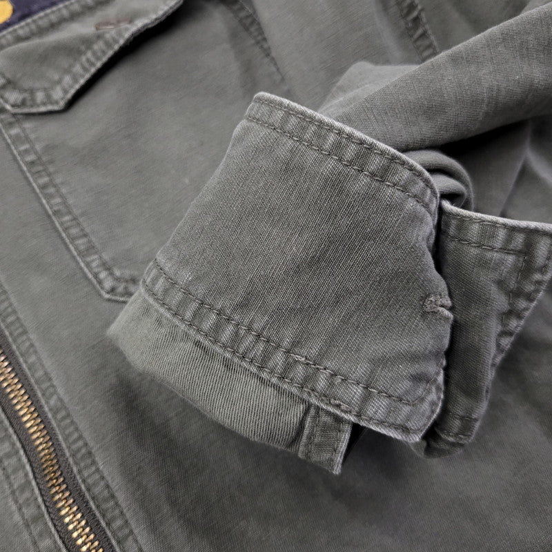 【中古品】【メンズ】 PANDIESTA JAPAN パンディエスタ ジャパン BIO-WASHED MILITARY TWILL JACKET 567702 バイオ ウォッシュ ミリタリー ツイル ジャケット アウター 145-250905-as-24-izu サイズ：M カラー：グリーン系 万代Net店