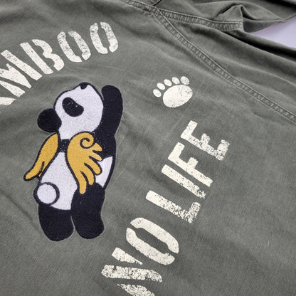 【中古品】【メンズ】 PANDIESTA JAPAN パンディエスタ ジャパン BIO-WASHED MILITARY TWILL JACKET 567702 バイオ ウォッシュ ミリタリー ツイル ジャケット アウター 145-250905-as-24-izu サイズ：M カラー：グリーン系 万代Net店