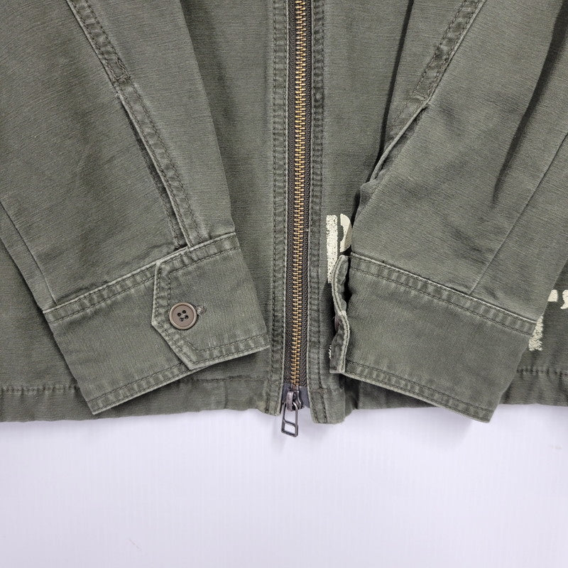 【中古品】【メンズ】 PANDIESTA JAPAN パンディエスタ ジャパン BIO-WASHED MILITARY TWILL JACKET 567702 バイオ ウォッシュ ミリタリー ツイル ジャケット アウター 145-250905-as-24-izu サイズ：M カラー：グリーン系 万代Net店