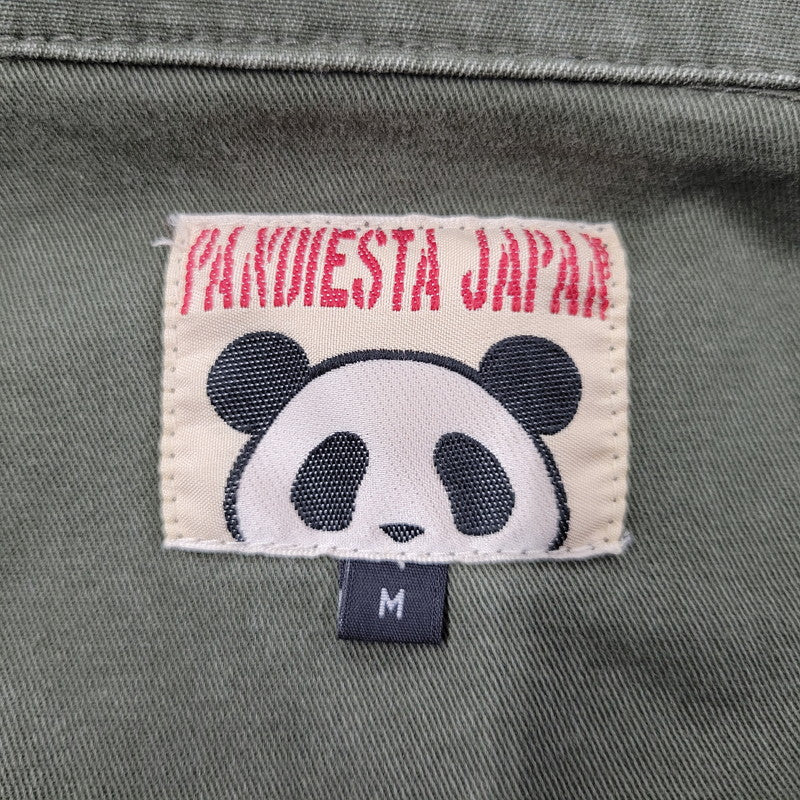 【中古品】【メンズ】 PANDIESTA JAPAN パンディエスタ ジャパン BIO-WASHED MILITARY TWILL JACKET 567702 バイオ ウォッシュ ミリタリー ツイル ジャケット アウター 145-250905-as-24-izu サイズ：M カラー：グリーン系 万代Net店