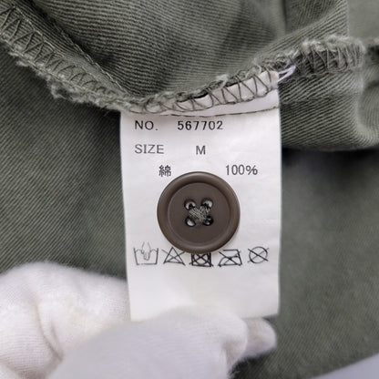 【中古品】【メンズ】 PANDIESTA JAPAN パンディエスタ ジャパン BIO-WASHED MILITARY TWILL JACKET 567702 バイオ ウォッシュ ミリタリー ツイル ジャケット アウター 145-250905-as-24-izu サイズ：M カラー：グリーン系 万代Net店