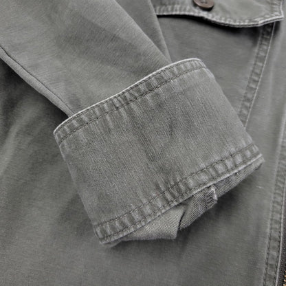 【中古品】【メンズ】 PANDIESTA JAPAN パンディエスタ ジャパン BIO-WASHED MILITARY TWILL JACKET 567702 バイオ ウォッシュ ミリタリー ツイル ジャケット アウター 145-250905-as-24-izu サイズ：M カラー：グリーン系 万代Net店