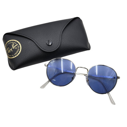 【中古品】【メンズ/レディース】 Ray-Ban レイバン BOSTON SUNGLASSES RB3681 ボストン サングラス 203-250905-as-12-izu サイズ：50□20-145 カラー：シルバー×ブルー 万代Net店