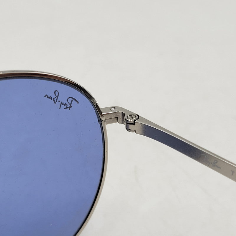 【中古品】【メンズ/レディース】 Ray-Ban レイバン BOSTON SUNGLASSES RB3681 ボストン サングラス 203-250905-as-12-izu サイズ：50□20-145 カラー：シルバー×ブルー 万代Net店