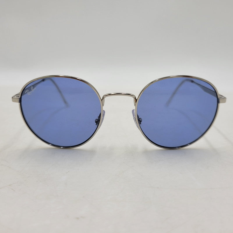 【中古品】【メンズ/レディース】 Ray-Ban レイバン BOSTON SUNGLASSES RB3681 ボストン サングラス 203-250905-as-12-izu サイズ：50□20-145 カラー：シルバー×ブルー 万代Net店