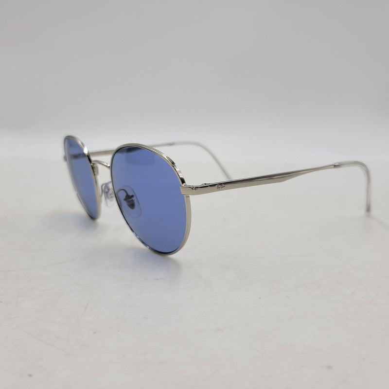 【中古品】【メンズ/レディース】 Ray-Ban レイバン BOSTON SUNGLASSES RB3681 ボストン サングラス 203-250905-as-12-izu サイズ：50□20-145 カラー：シルバー×ブルー 万代Net店