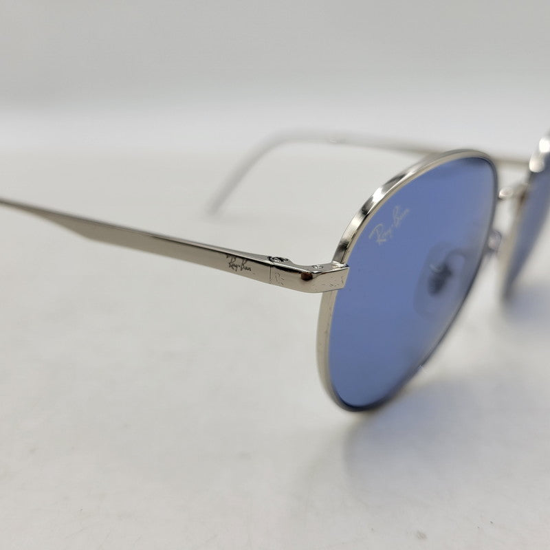 【中古品】【メンズ/レディース】 Ray-Ban レイバン BOSTON SUNGLASSES RB3681 ボストン サングラス 203-250905-as-12-izu サイズ：50□20-145 カラー：シルバー×ブルー 万代Net店
