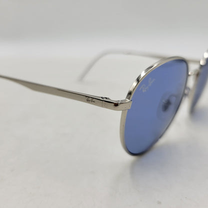 【中古品】【メンズ/レディース】 Ray-Ban レイバン BOSTON SUNGLASSES RB3681 ボストン サングラス 203-250905-as-12-izu サイズ：50□20-145 カラー：シルバー×ブルー 万代Net店