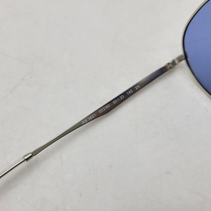 【中古品】【メンズ/レディース】 Ray-Ban レイバン BOSTON SUNGLASSES RB3681 ボストン サングラス 203-250905-as-12-izu サイズ：50□20-145 カラー：シルバー×ブルー 万代Net店