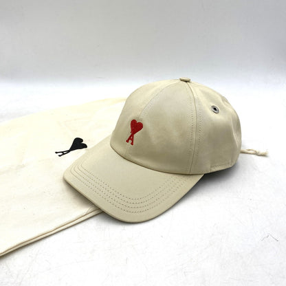 【中古品】【メンズ/レディース】 ami alexandre mattiussi アミアレクサンドレマチウシ C00020 COTTON TWILL CAP コットン ツイル キャップ 帽子 185-250829-ya-02-izu サイズ：フリーサイズ カラー：BEIGE 万代Net店