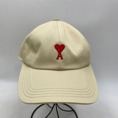 【中古品】【メンズ/レディース】 ami alexandre mattiussi アミアレクサンドレマチウシ C00020 COTTON TWILL CAP コットン ツイル キャップ 帽子 185-250829-ya-02-izu サイズ：フリーサイズ カラー：BEIGE 万代Net店