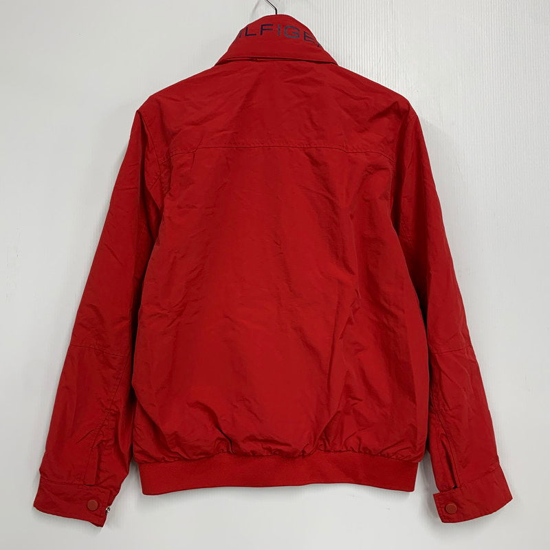 【中古品】【メンズ】 TOMMY HILFIGER トミーヒルフィガー 0213179 NYLON JACKET ナイロンジャケット アウター 長袖 147-250906-ma-13-izu サイズ：M カラー：RED 万代Net店