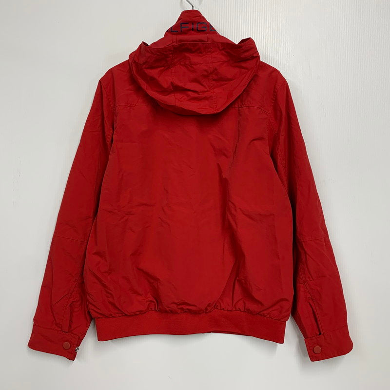 【中古品】【メンズ】 TOMMY HILFIGER トミーヒルフィガー 0213179 NYLON JACKET ナイロンジャケット アウター 長袖 147-250906-ma-13-izu サイズ：M カラー：RED 万代Net店