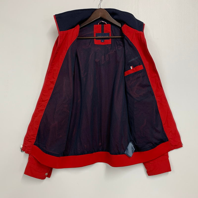 【中古品】【メンズ】 TOMMY HILFIGER トミーヒルフィガー 0213179 NYLON JACKET ナイロンジャケット アウター 長袖 147-250906-ma-13-izu サイズ：M カラー：RED 万代Net店
