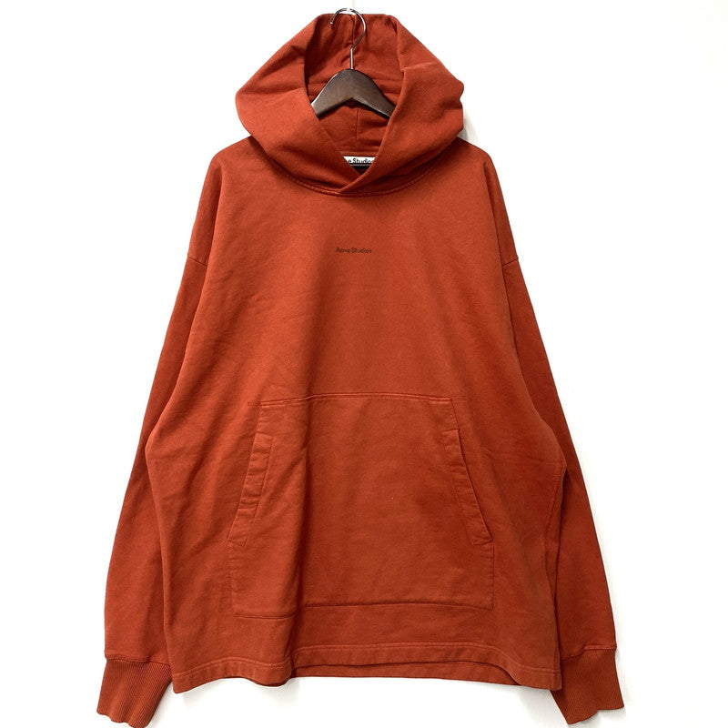【中古品】【メンズ】 ACNE STUDIOS アクネストゥディオズ FN-MN-SWEA000175 21AW FRANKLIN H STAMP フランクリン エイチ スタンプ HOODED SWEAT SHIRT フーデッド スウェット シャツ トップス パーカー 141-250829-ya-04-izu サイズ：M カラー：オレンジ 万代Net店