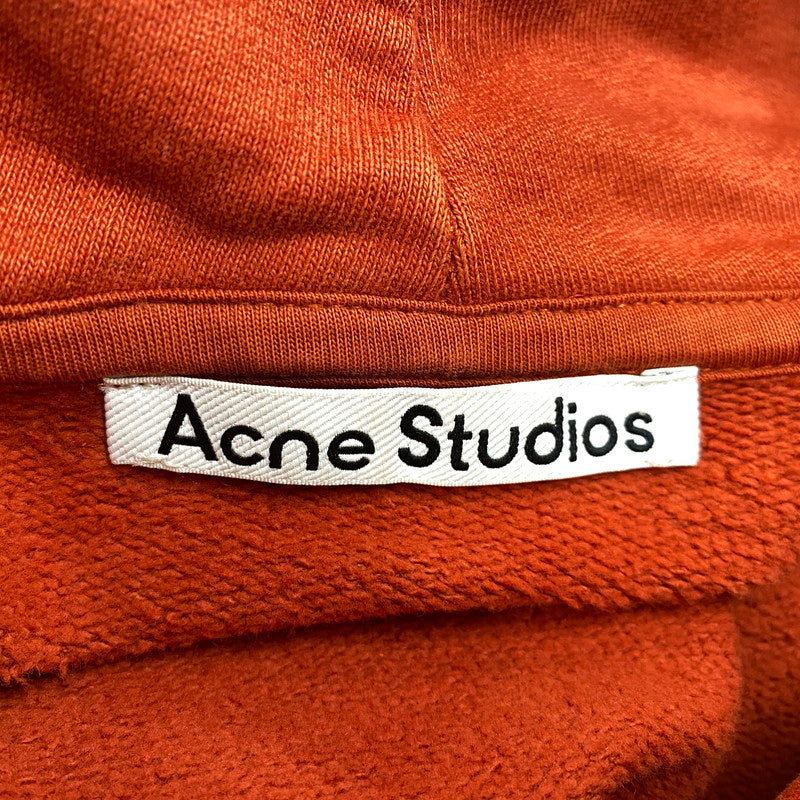 【中古品】【メンズ】 ACNE STUDIOS アクネストゥディオズ FN-MN-SWEA000175 21AW FRANKLIN H STAMP フランクリン エイチ スタンプ HOODED SWEAT SHIRT フーデッド スウェット シャツ トップス パーカー 141-250829-ya-04-izu サイズ：M カラー：オレンジ 万代Net店