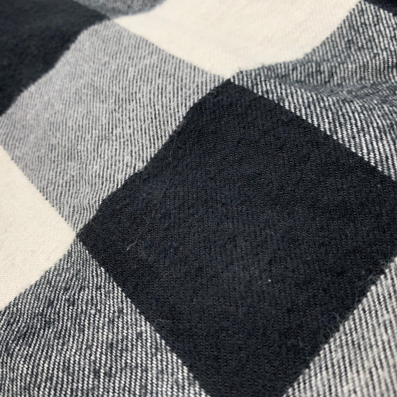 【中古品】【メンズ】 N.HOOLYWOOD エヌハリウッド 182-SH14-031 18AW OVER SIZED BLOCK CHECK SHIRT オーバーサイズドブロックチェックシャツ トップス 長袖 140-250906-ma-06-izu サイズ：38 カラー：BLACK 万代Net店