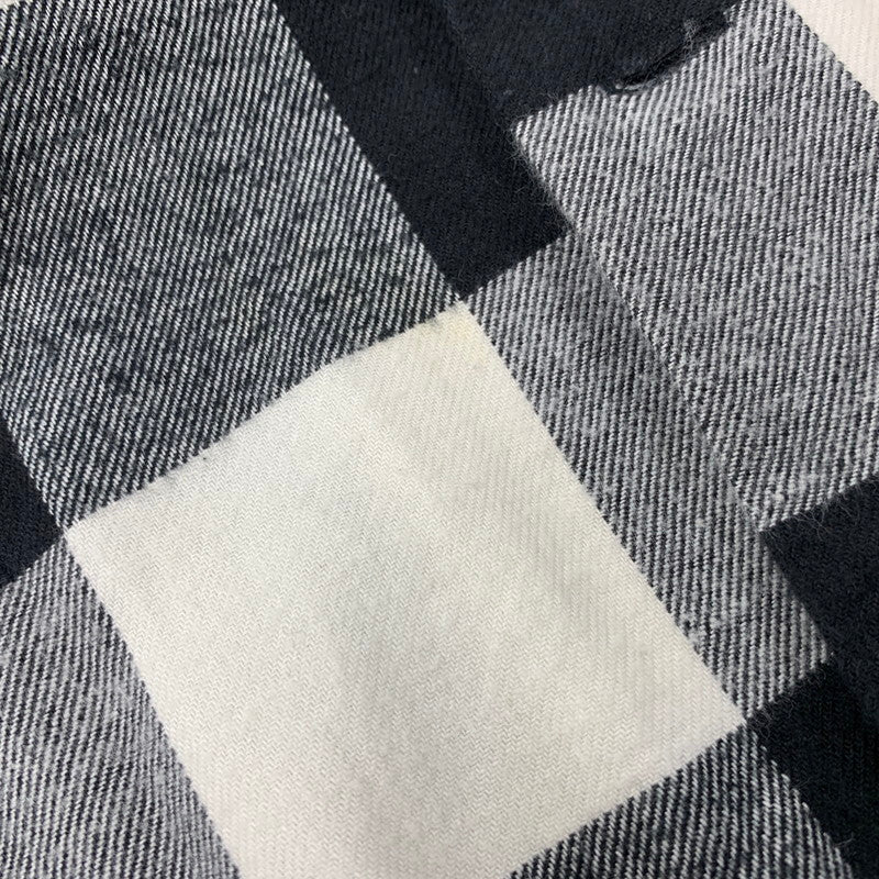 【中古品】【メンズ】 N.HOOLYWOOD エヌハリウッド 182-SH14-031 18AW OVER SIZED BLOCK CHECK SHIRT オーバーサイズドブロックチェックシャツ トップス 長袖 140-250906-ma-06-izu サイズ：38 カラー：BLACK 万代Net店