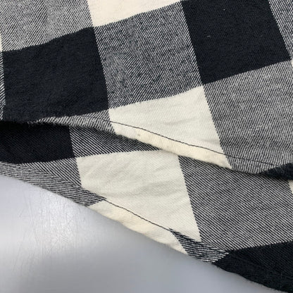 【中古品】【メンズ】 N.HOOLYWOOD エヌハリウッド 182-SH14-031 18AW OVER SIZED BLOCK CHECK SHIRT オーバーサイズドブロックチェックシャツ トップス 長袖 140-250906-ma-06-izu サイズ：38 カラー：BLACK 万代Net店