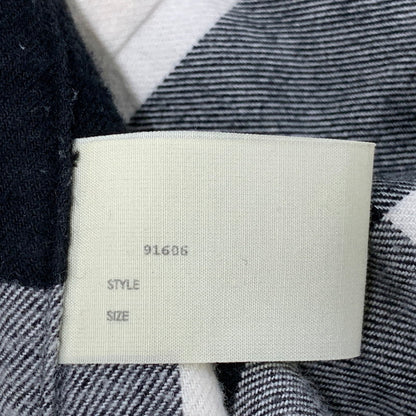 【中古品】【メンズ】 N.HOOLYWOOD エヌハリウッド 182-SH14-031 18AW OVER SIZED BLOCK CHECK SHIRT オーバーサイズドブロックチェックシャツ トップス 長袖 140-250906-ma-06-izu サイズ：38 カラー：BLACK 万代Net店