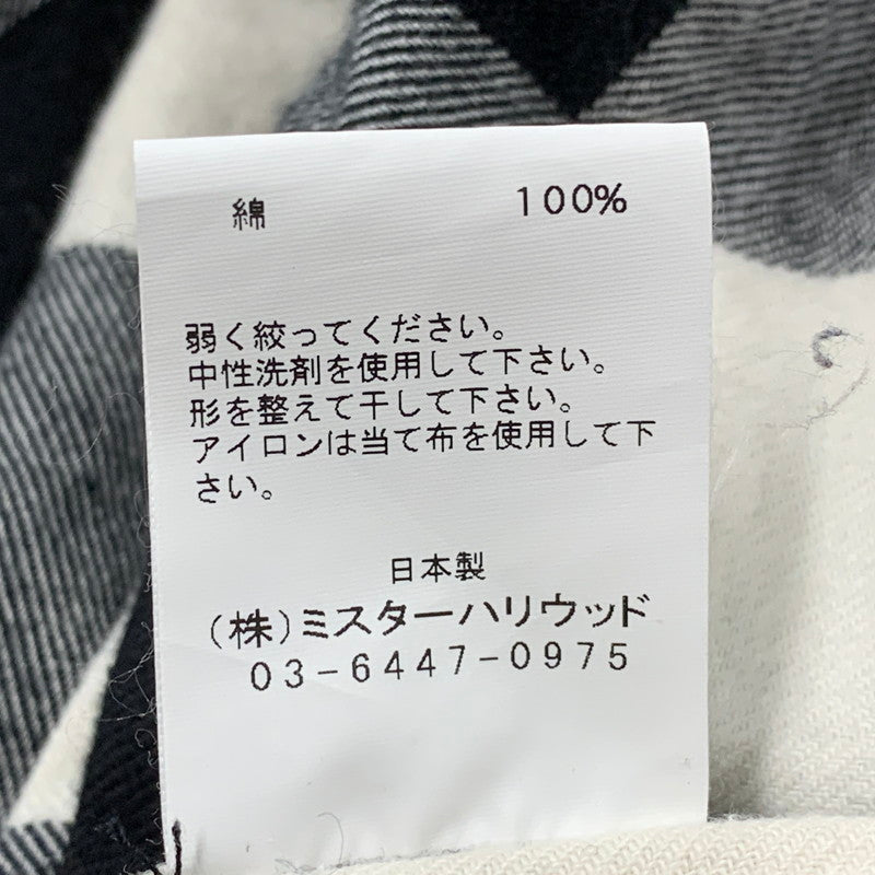 【中古品】【メンズ】 N.HOOLYWOOD エヌハリウッド 182-SH14-031 18AW OVER SIZED BLOCK CHECK SHIRT オーバーサイズドブロックチェックシャツ トップス 長袖 140-250906-ma-06-izu サイズ：38 カラー：BLACK 万代Net店